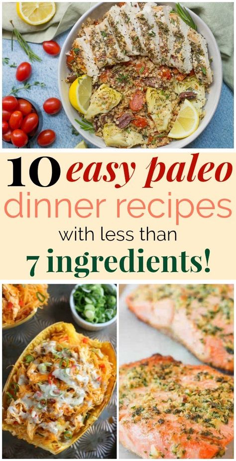 Paleo Diet Rules, Easy Paleo Dinner, Paleo Dinner Recipes, Easy Paleo Dinner Recipes, 1200 Calorie Diet Meal Plans, Paleo Diet For Beginners, Easy Paleo Recipes, Paleo Dinners, Paleo For Beginners