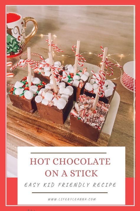 Hot Chocolate On A Stick, Easy Hot Chocolate, Melt Chocolate In Microwave, Kid Friendly Meals Easy, Hot Chocolate Spoons, Diy Hot Chocolate, Hot Chocolate Gifts, Hot Chocolate Gift, Chocolate Sticks