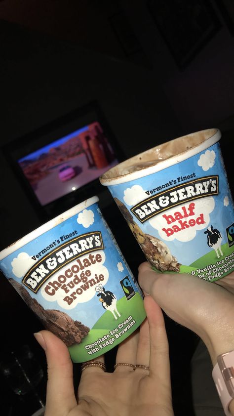 Ice Cream Movie Night, High School Musical Movie Night, Ben And Jerrys Ice Cream Aesthetic, Ice Cream Aesthetic Night, High School Musical Movie, Ice Cream Movie, Freakshakes Recipe, The Group Chat, Pint Of Ice Cream