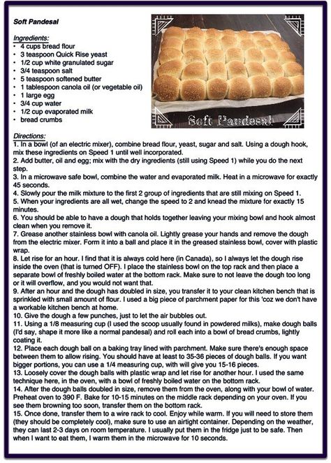 Soft Pandesal Recipe, Best Pandesal Recipe, Pandesal Recipe Philippines, Ube Pandesal Recipe, Filipino Bread Recipe, Recipe Bread Machine, Pandesal Recipe, Pinoy Dessert, Philippines Recipes