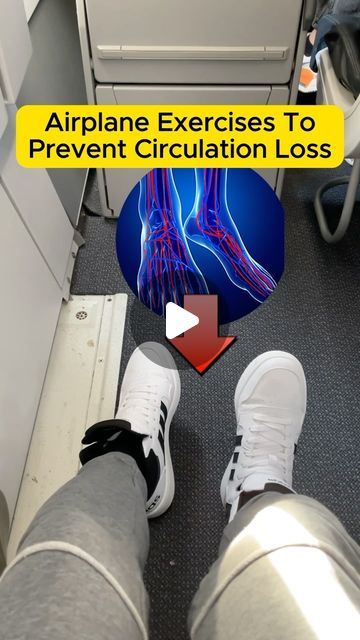 Justin Agustin on Instagram: "Performing exercises like heel and toe raises, ankle rotations, and leg movements during plane flights is crucial for increasing circulation in the legs. Prolonged periods of sitting can lead to pooling in the legs, increasing the risk of deep vein thrombosis (DVT) and discomfort. These simple exercises help to stimulate flow, prevent stiffness, and reduce the risk of clot formation. Additionally, they promote flexibility and alleviate discomfort associated with prolonged immobility. Incorporating these movements into your flight routine can significantly contribute to overall comfort and reduce the risk of potential health complications.

Begin your journey to becoming a stronger and healthier you at justinagustin.com.

Work out with my low-impact, full-lengt Airplane Exercises, Knee Mobility, Plane Flights, Leg Circulation, European Cruise, Vein Thrombosis, Plane Flight, Travel Smart, European Cruises