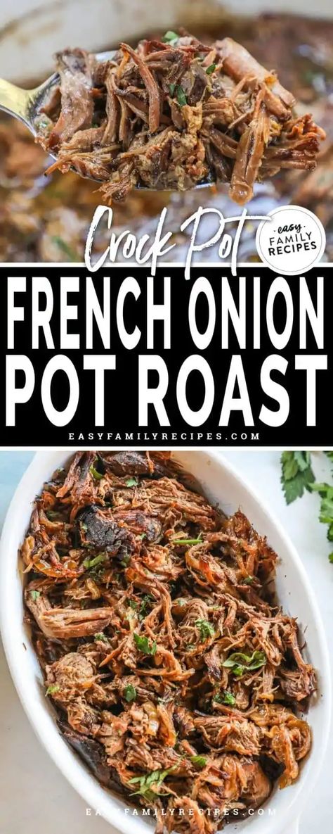 Rump Roast Crock Pot Recipes, French Onion Pot Roast, Crockpot Rump Roast, Chuck Roast Crock Pot Recipes, Roast Beef Crock Pot Recipes, Crockpot Roast Recipes, Pot Roast Crock Pot Recipes, Chuck Roast Recipes, Slow Cooker Pot Roast