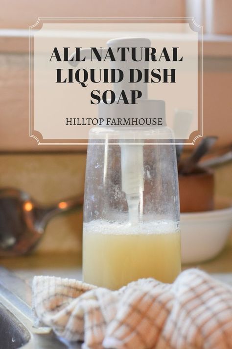 Dish Soap Diy, Cleaning Fairy, Homemade Dish Soap, Natural Dish Soap, Diy Dish Soap, Homemade Cleaning Supplies, Soap Homemade, Diy Dish, Scratch Recipes