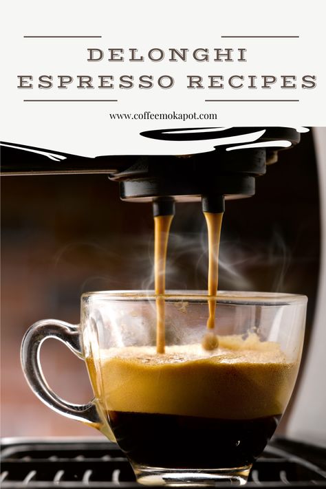 Enjoy rich, aromatic, and satisfying DeLonghi espresso recipes that are perfect for satisfying your coffee cravings any time of the day. Homemade Coffee Drinks, Nespresso Recipes, Espresso Recipes, Coffee Games, Homemade Coffee, Time Of The Day, Espresso Drinks, Blended Coffee, Espresso Coffee