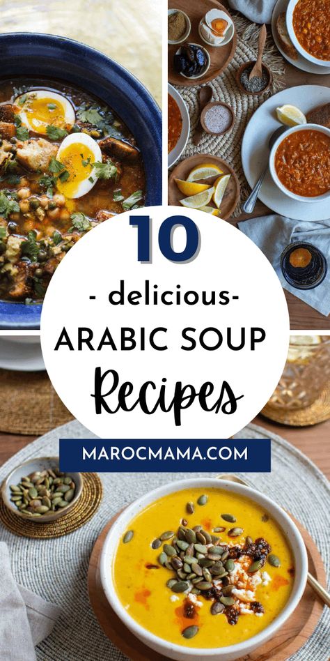 Different Soups, Middle Eastern Recipes Arabic Food, Moroccan Soup, Ramadan Recipes Iftar, Middle East Recipes, Breakfast Soup, Spicy Soup, Roasted Butternut Squash Soup, Bread Bowl