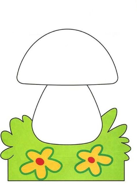 Mushroom Preschool Activities, Mushroom Coloring, Baby Crafts Diy, Fairy Garden Birthday Party, Mushroom Crafts, Garden Party Birthday, Math Coloring, Garden Birthday, Mushroom Decor