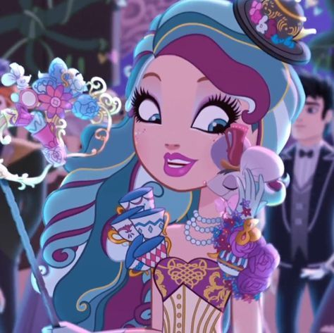 Ever After High Icons, Madeline Hatter, Ladybugs Movie, Lizzie Hearts, Childhood Movies, Ever After High, Cartoon Icons, Cute Anime Pics, Cute Icons