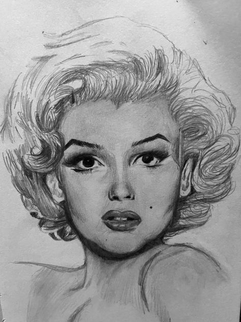 Marlyne Monro Drawings, Marilyn Monroe Sketch, Marilyn Monroe Dibujo, Normal Drawing, Marilyn Monroe Drawing, Meaningful Drawings, Gundam Art, Anime Eye Drawing, Anime Eyes