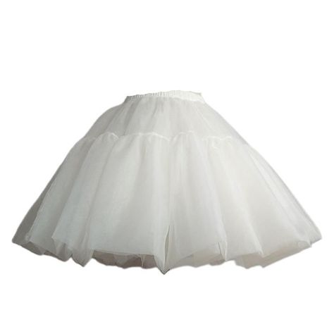 A-line Petticoat Crinoline Short Slips Hoopless Puffy White Underskirt Features: brand new and high quality Comfortable and Skin-friendly: Multi-layered ballet tutu skirt, soft tulle which can prevent scratching gentle sensitive skin. Hoopless Design Puff Skirt: Vintage petticoats, layers with plenty of gathers to hold the dress's shape, the elastic band makes it super easy to fit most women, making you an elegant princess on any occasion. Material: High-quality polyester, breathable and anti-wrinkle. Size: Waist circumference is about 60-90cm/23.62-35.43 inches. The short petticoat fits both teens and adults. Wide Application: Can wear at the classical wedding party, costume performance, vintage party, cosplay, casual wear, and photo taking. Specifications: Material: Polyester Color: Whit Bridal Dresses Ball Gown, Puff Skirt, Bridal Dresses Vintage, Vintage Ball Gowns, Fluffy Skirt, Ballet Tutu, Lounge Lingerie, Soft Tulle, Vintage Party