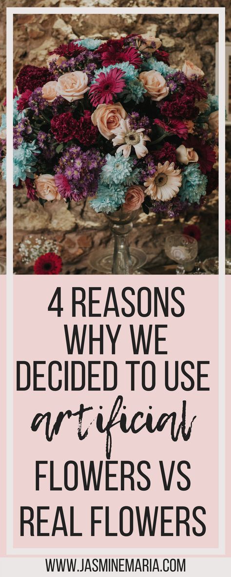 Why We Decided to Use Artificial Flowers vs Real Flowers #weddingplanning #weddingflowers #weddingartificialflowers #weddingtips #weddingideas Wedding With Artificial Flowers, Artificial Flower Arrangements Wedding, Best Fake Flowers, Wedding Flowers Fake, Fake Flowers For Wedding, Wedding Artificial Flowers, Faux Wedding Flowers, Artificial Flowers For Wedding, Real Wedding Flowers