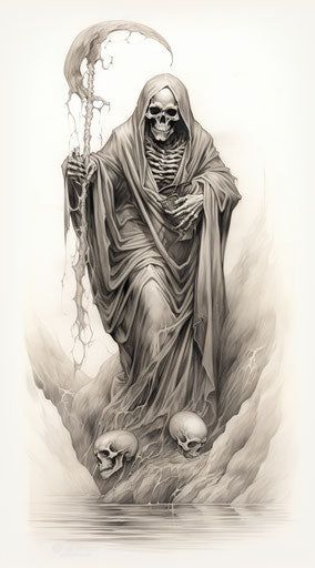 Designs that define you: Grim Reaper vector art by Imagella. Economical, eclectic imagery with our monthly subscription.