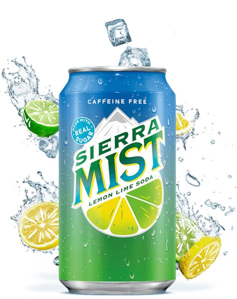 Sierra Mist, Caffeine Free Drinks, Restaurant Gift Cards, Soda Brands, Lemon Lime Soda, Steak And Seafood, Fizzy Drink, Food To Go, Delicious Fruit