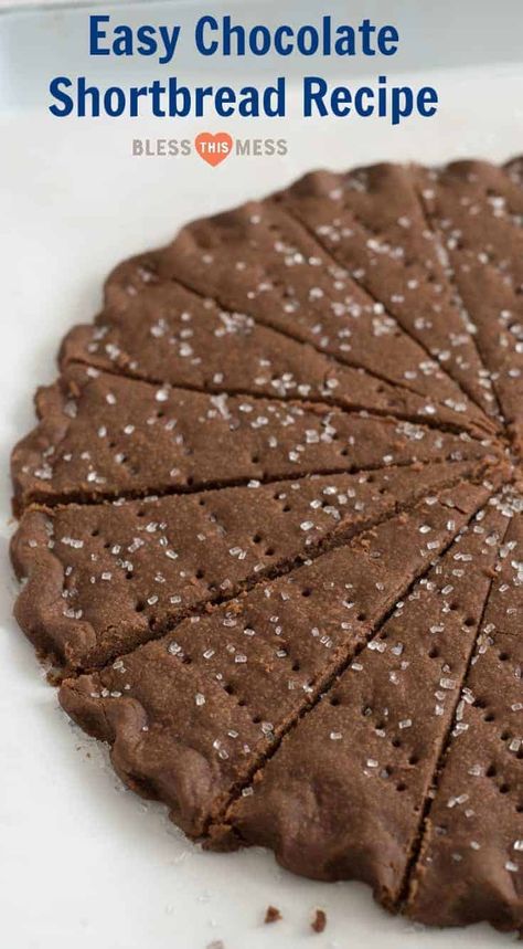 This easy Chocolate Shortbread Cookies recipe is perfect for the holidays. Lightly sweetened, crisp, buttery cookies made with just 6 simple ingredients. Chocolate Shortbread Cookies Recipes, Recipe Christmas Cookies, Christmas Cookies Recipe, Shortbread Cookies Recipe, Chocolate Shortbread, Chocolate Shortbread Cookies, Shortbread Recipe, Shortbread Cookie Recipe, Shortbread Recipes