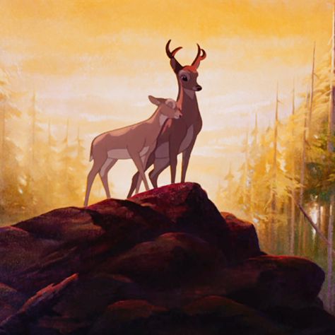 Bambi Faline, Bambi Animation, Simba And Mufasa, Bambi Film, Disney 90s, Life In The Woods, Graphic Animals, Bambi 1942, Bambi 3