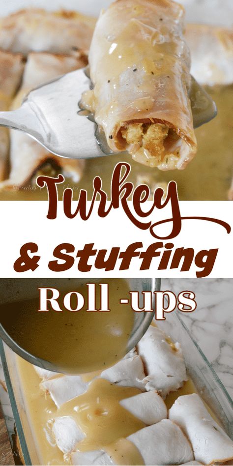 Deli Turkey Recipes, Turkey Roll, Turkey Lunch Meat, Turkey Casserole Recipe, Turkey And Stuffing, Turkey Roll Ups, Holiday Flavors, Noodles Chicken, Thanksgiving Leftover Recipes