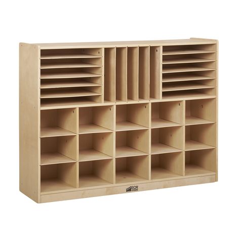 Customer Image Zoomed Storage Unit Design, Tidy Books, Cubby Bins, Classroom Storage, Classroom Furniture, Mobile Storage, Wood Designs, School Furniture, Design Industrial