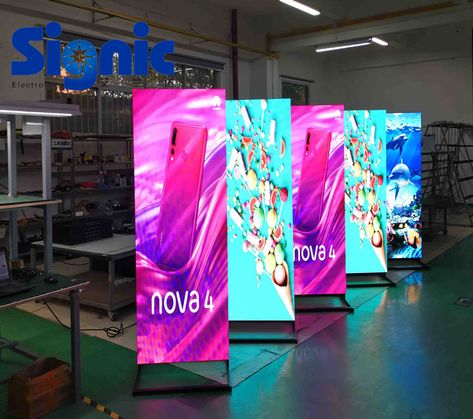 P2.5 led video wall with high brightness 1. Size: 640*1920mm  2. Resolution: 256*768 Pixels  3. Network/WIFI/U-Disk control  4. Plug & Play solution with easy software  5. Perfect for retail, events, exhibitions and conferences etc.  More Information: https://signic.en.alibaba.com Email: sales@ledsignic.com Led Poster, Digital Kiosk, Stand Feria, Poster Creative, Corporate Events Decoration, Digital Sign, Led Video Wall, Event Display, Signage Display