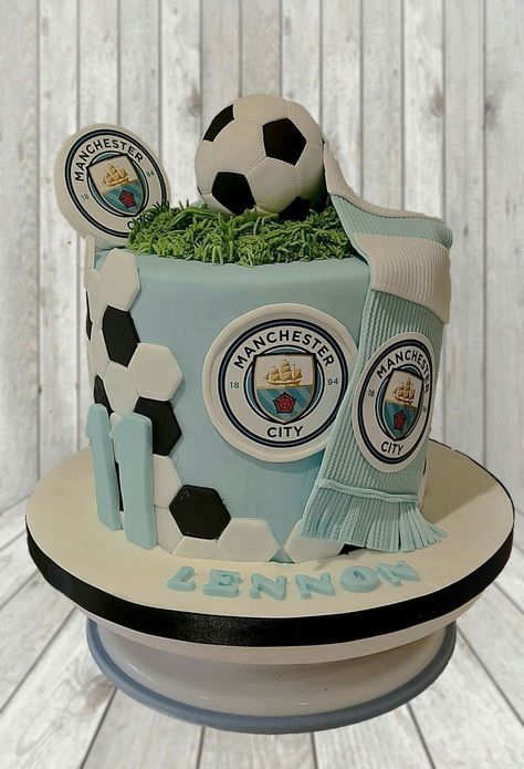 Messi Birthday Cake, Football Cakes For Boys, Football Cake Design, Messi Birthday, Football Themed Cakes, Soccer Birthday Cakes, Fondant Cake Tutorial, Sports Themed Cakes, Football Birthday Cake