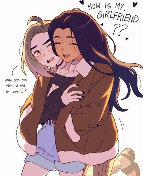 Night Owls And Summer Skies, Summer Skies, Dibujos Percy Jackson, Night Owls, Yuri Manga, Lesbian Art, Lgbt Art, Queer Art, Yuri Anime