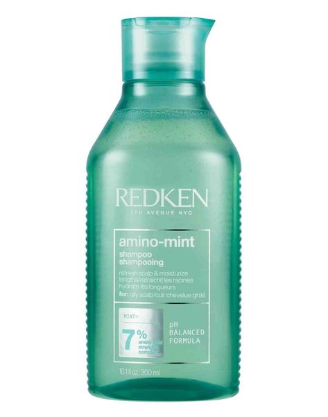 Amino Mint Scalp Shampoo - Amino Mint Scalp Shampoo - Haircare - Products - Redken Mint Shampoo And Conditioner, Oily Roots, Mint Shampoo, Scalp Shampoo, Oily Scalp, Fresh Feeling, Deep Conditioning, Wet Hair, Body Skin