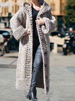 Plus Size Turtleneck, Black Camel, Casual Cardigans, Knitted Coat, Sweater Pullover, Casual Pullover, Long Cardigan, Long Sleeve Cardigan, Casual Hoodie