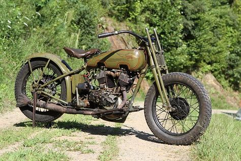 Old Army Bike ! Мотоциклы Harley Davidson, Harley Davidson Chopper, Bike Exif, American Motorcycles, Rat Bike, Old Motorcycles, Old Bikes, Cool Motorcycles, Motorcycle Harley