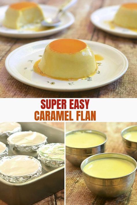 Smooth, rich and creamy Leche Flan using whole eggs and easy caramel syrup  #dessert #filipinofood #caramel #custard #flan #comfortfoods Custard Flan, Pinoy Merienda, Kawaling Pinoy, Caramelized Walnuts, Caramel Custard, Air Fryer Recipes Appetizers, Caramel Flan, Pinoy Foods, Filipino Dessert