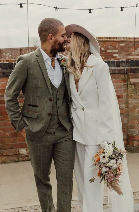 Summer Tweed Suit Groom, Groom Summer Suit Wedding, Old Hollywood Groom Suit, Non Traditional Wedding Suit Men, European Groom Suit, Boho Groom Suit, 70s Groom Suit, Groom Suit 2023, Unique Groom Suit