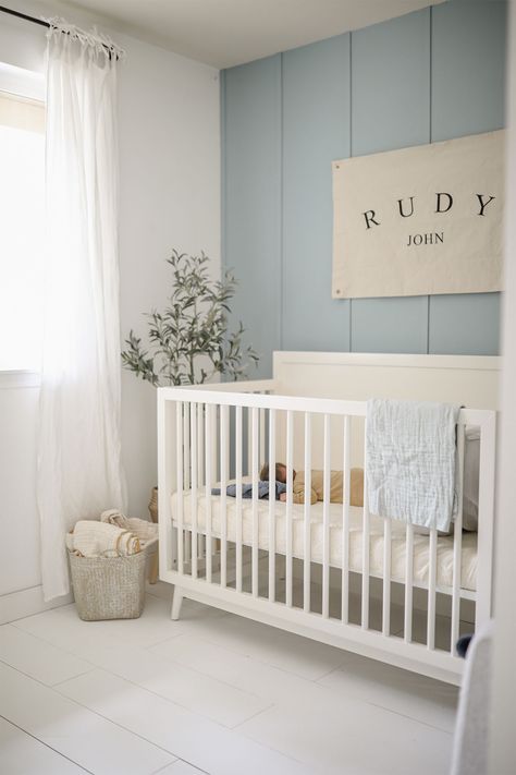 Coastal Nursery Nursery Paint Colors, Baby Nursery Inspiration, Baby Boy Bedroom, Baby Room Neutral, Baby Boy Room Decor, Nursery Room Design, Baby Room Inspiration, Baby Boy Room Nursery, Nursery Room Boy