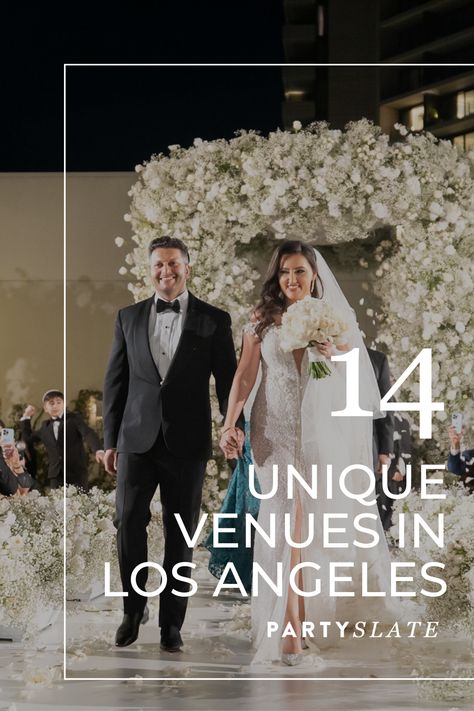 On PartySlate.com, we’ve put together a list of 14 unique Los Angeles wedding venues that can fit any taste, style, or theme. Check it out here, along with venue recommendations from expert Los Angles event planners. Los Angeles Wedding Venues, Vegas Wedding Venue, Romantic Wedding Venue, Wedding Venue Los Angeles, Dream Wedding Venues, Los Angles, Christmas Events, Valentine Photo, Los Angeles Wedding