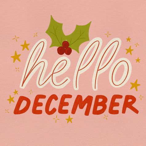 Happy 1st Of December, Christmas Quotes Wallpaper, December Graphic, Xmas Widgets, December Illustration, December First, First Of December, Cute Christmas Quotes, Cute Christmas Backgrounds