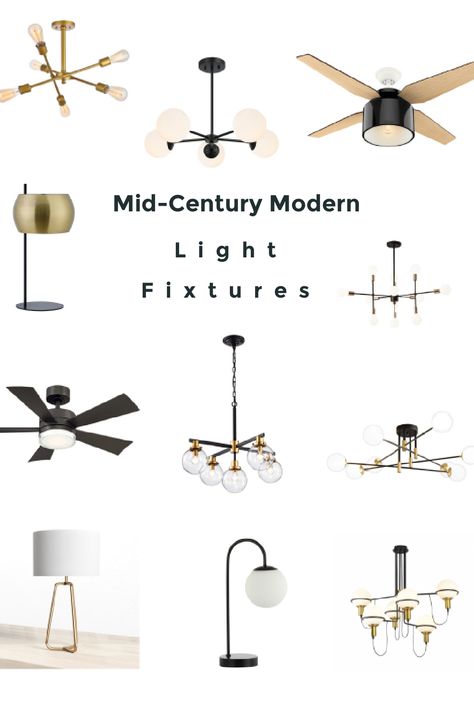 Find your mid-century modern lighting here. #midcenturymodern #lighting #modern #gold #black Mid Century Modern Dining Room Lighting, Mid Century Light Fixtures, Mid Century Modern Light Fixtures, Mid Century Interior Design, Modern Dining Room Lighting, Modern Living Room Lighting, Mid Century Modern Chandelier, Mid Century Modern Dining Room, Mid Century Modern Interior Design