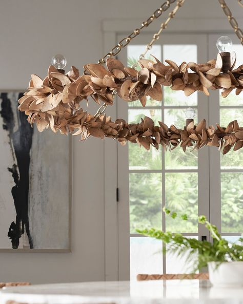 Introducing one of our Spring Collection highlights, The Siena Oversized Chandelier. Handcrafted from perfectly aged coconut shells, each petal form features a subtle, natural tiger-like finish. You can explore all of the latest introductions to the PALECEK collection through the link in our bio. #Palecek Oversized Chandelier, Coconut Shells, Coconut Shell, Spring Collection, Siena, Shells, Coconut, Highlights, Canning