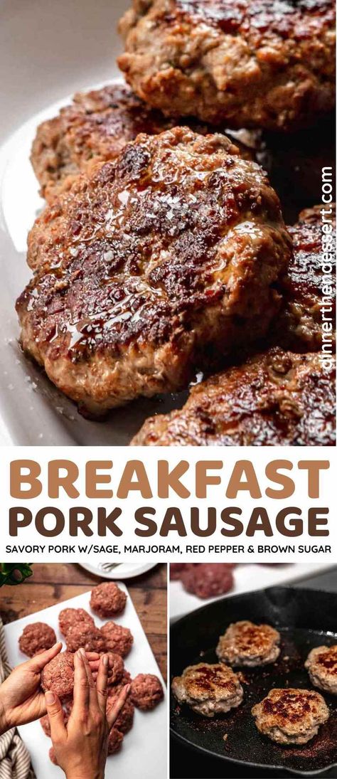 Chicken Breakfast Sausage, Breakfast Sausage Recipe, Pork Breakfast, Maple Chicken, Pork Breakfast Sausage, Breakfast Protein, Breakfast Sausage Recipes, Apple Pork, Chicken Apple Sausage