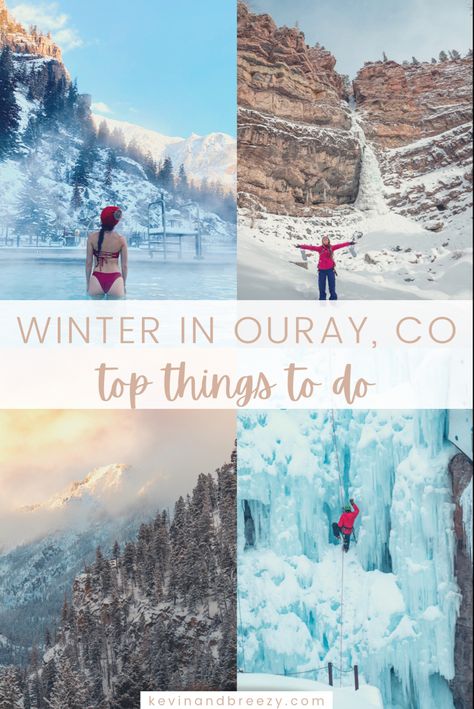 Christmas In Colorado With Kids, Ouray Colorado Winter, Colorado In November, Telluride Colorado Winter, Telluride Winter, Winter In Colorado, Colorado Bucket List, Travel Therapy, Things To Do In Colorado