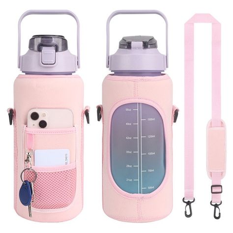 2l Water Bottle, Half Gallon Water Bottle, Gallon Water Bottle, Water Bottle Carrier, Motivational Water Bottle, Portable Vacuum, Drinkware Accessories, Water Bottle Covers, Bottle Sleeves