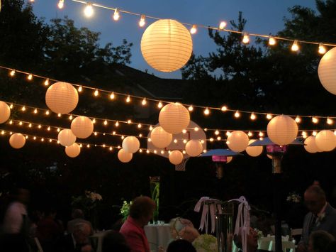 Asian lantern Asian Lanterns, Lanterns Hanging, Asian Inspired Wedding, Speakeasy Party, Asian Bistro, Backyard Birthday Parties, Japanese Lantern, Outdoor Dinner Parties, Backyard Birthday