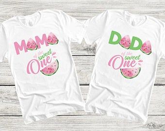 1st Birthday Outfit Birthday Banner Halloween by noellebydesign One In A Melon Birthday, Sweet One Birthday, Pink First Birthday, Luau Birthday Party, Matching Family Shirts, Watermelon Birthday, Luau Birthday, Baby Legs, One In A Melon