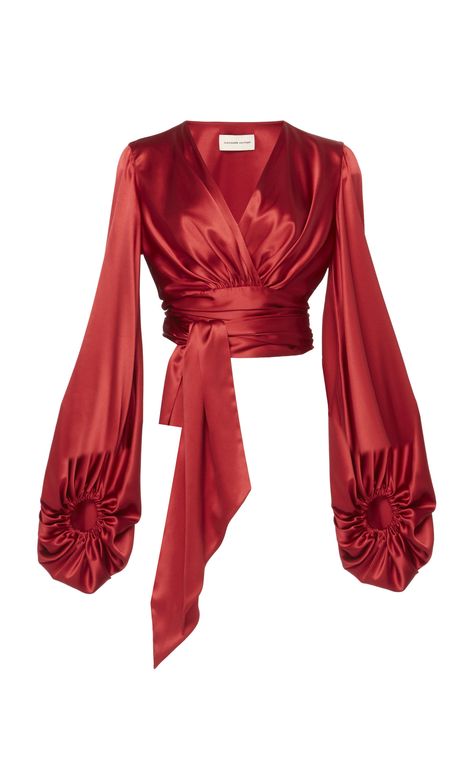 Kleidung Diy, Alexandre Vauthier, Satin Top, Fall Fashion Trends, Looks Style, Fesyen Wanita, Mode Outfits, Moda Operandi, Hijab Fashion