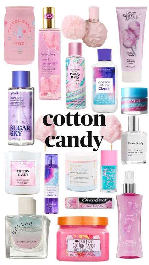 how to smell like cotton candy Smell Like Cotton Candy, Perfume Organization, Sephora Skin Care, Fragrances Perfume Woman, Body Hygiene, Bath And Body Works Perfume, Shower Skin Care, Body Smells, Perfect Skin Care Routine