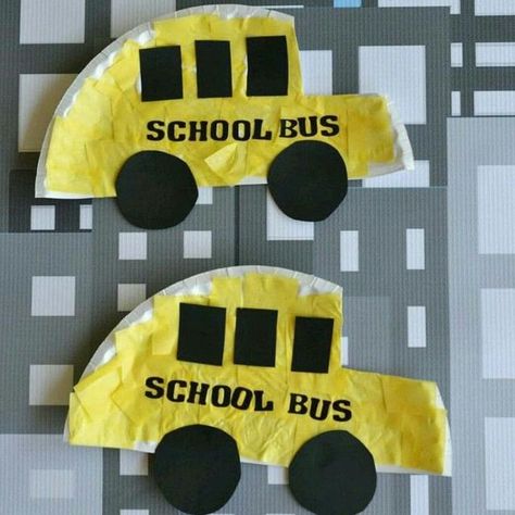 School Crafts For Kids, Bus Craft, School Bus Crafts, Back To School Crafts For Kids, Bus Crafts, School Keepsake, Yellow School Bus, Toddler School, Back To School Crafts