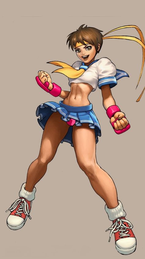 Sakura Street Fighter Sakura Street Fighter, Street Fighter Game, Capcom Vs Snk, Capcom Vs, Fighter Art, Street Fighters, Cammy Street Fighter, Chun Li Street Fighter, Ryu Street Fighter