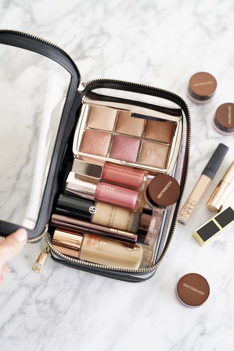 Travel Beauty - The Daily Edited Transparent Cosmetic Case, The Beauty Look Book Makeup Sephora, Beauty Make-up, Pinterest Makeup, High End Makeup, James Charles, Makeup Blog, Luxury Makeup, Pink Makeup, Max Factor