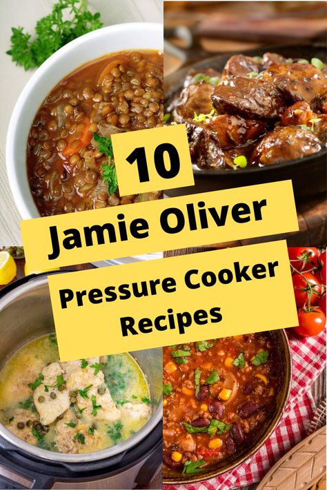 10 Jamie Oliver Pressure Cooker Recipes Jamie Oliver Recipes 15 Minute Meals Chicken And Lentils, Chef Jamie Oliver Recipes, Instant Pot Recipes Uk, Pressure Pot Recipes, Stovetop Pressure Cooker Recipes, Jaime Oliver Recipes 5 Ingredient, Cosori Pressure Cooker Recipes, One Pot Pressure Cooker Meals, Ninja Pressure Cooker Recipes