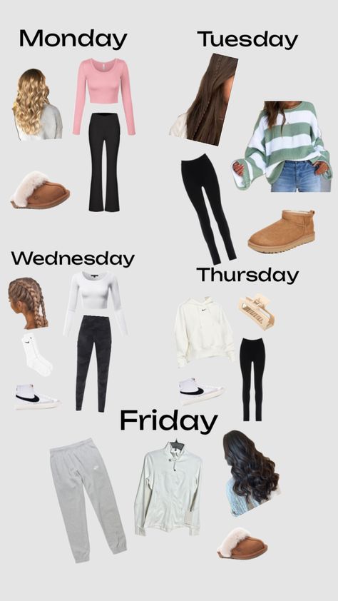 Plan Outfits For The Week, Outfits Shuffle, Outfits For The Week, Shuffles Outfits, Week Of Outfits, Outfits Of The Week, Outfit Plan, Weekly Outfits, Church Outfits