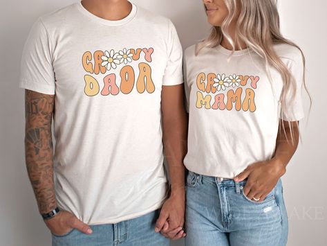 Groovy One Family First Birthday Shirts, Retro 1st Birthday Tees, Mama Dada Matching Family T-shirt 1st Birthday Outfit Mommy and Me by WideAwakeCph on Etsy Groovy One, Matching Birthday Shirts, Matching Family T Shirts, 2nd Birthday Outfit, First Birthday Outfit Girl, Family Birthday Shirts, First Birthday Shirts, Retro Birthday, 1st Birthday Outfits