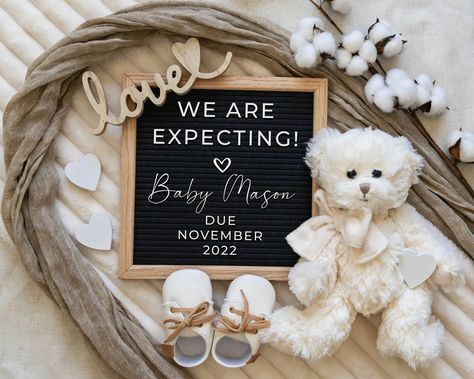 Neutral Pregnancy Announcement, Pregnant Announcement, Baby Announcement Grandparents, Digital Baby Announcement, Fun Baby Announcement, Baby Announcement Pictures, Cute Pregnancy Announcement, Digital Announcement