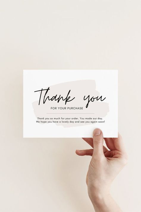 Aesthetic Thank You Card Ideas, Handwritten Thank You Notes For Business, Diy Thank You Cards For Business, Thankyoucard Design Business, Thank You Card Aesthetic, Thank You Business Cards, Thank You Cards Handmade, Thank You Card Design Aesthetic, Thank You Note