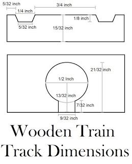 Chuck Does Art: DIY Wooden Train Track Accessories Wooden Train Set Layout, Diy Train Tracks, Thomas The Train Tracks, Brio Train Track, Thomas The Train Engine, Track Accessories, Brio Train, Dremel Drill, Wooden Train Track