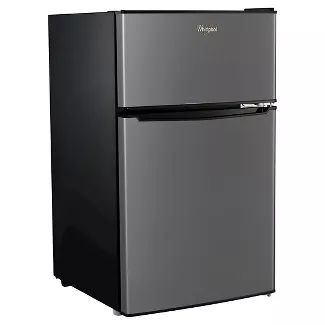 Whirlpool 3.1 cu ft Mini Refrigerator - Stainless Steel BCD-88V Dorm Fridge, Cool Mini Fridge, Mini Fridge With Freezer, Compact Fridge, Stainless Steel Fridge, Mini Refrigerator, Stainless Steel Refrigerator, Mini Fridges, Compact Refrigerator